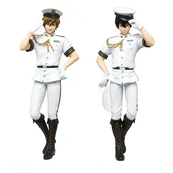 2021 ÚJ hot 15m Ingyenes! Ingyenes Tachibana Makoto Nanase Haruka Haditengerészet öltönyös figura gyűjtemény játékok Karácsonyi ajándék doboz