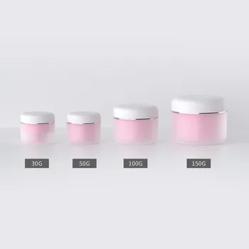 Nagykereskedelmi 30g 50g 100g 150g Utazási Cream Krém Kozmetikai Műanyag Tartály Üres Smink Jar Pot Újratölthető Palackok