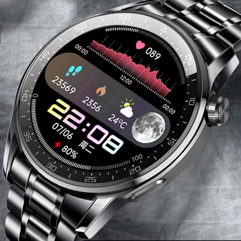 2021 Új Emberek Smart Óra Bluetooth Hívás Smartwatch IP67 Vízálló Sport Fitness Órát Android IOS Intelligens Karóra férfi+ Doboz