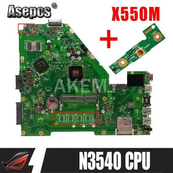 X550MJ alaplap N3540CPU GPU 1G Az Asus X550MJ Laptop alaplap X550M X550MD X552M Notebook alaplap 100% - os teljes vizsgált