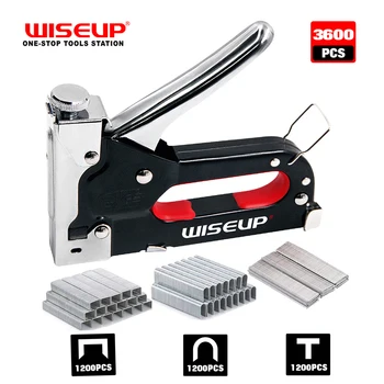 WISEUP 3 Az 1-ben Kézi Szögbelövő A 3600 Staples Építési Tűzőgép Tűzőgépet A Kárpitos Bútor Asztalos Dekoráció