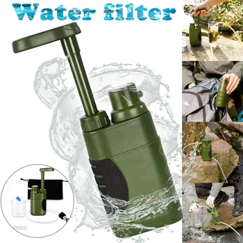 Min 5000L Kültéri Hordozható vízszűrő Biztonsági Sürgősségi víztisztító Személyes Szűrés Szabadtéri Tevékenységek, Víz Szűrő