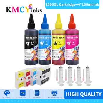 KMCYinks PGI-2500 2500xl PGI2500 Újratölthető tintapatron kompatibilis 400ml Utántöltő Festék, Tinta Canon MAXIFY MB5150 MB5450 IB4150