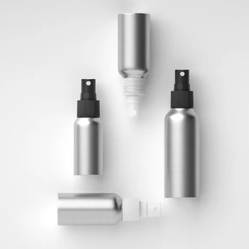 30ML-250ML X 24 Kiváló Minőségű Újratölthető Palack Szalon Fodrász Permetező Alumínium Spray Palackot Utazási Szivattyú Kozmetikai smink Eszköz