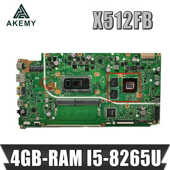 Az alaplap Az asus VivoBook 15 X512 X512FB-AP1203T X512F F512F X512FB X512FF X512FJ Laptop Alaplap 4 GB-RAM, I5-8265U V2G-GPU