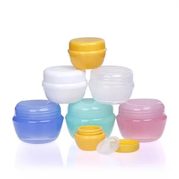 5db/Sok 5g/10g/20g/30g/50g Újratölthető Palackok Utazási Cream Krém Kozmetikai Műanyag Tartály Üres Smink Jar Pot