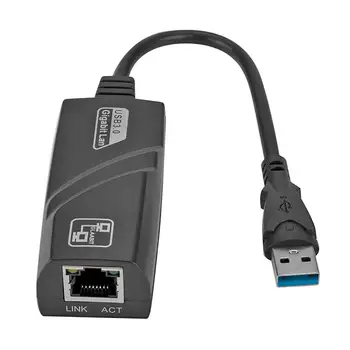 Mini USB 3.0 Gigabit Ethernet Adapter USB-RJ45 Lan Hálózati Kártya Windows 10 8 7 XP Laptop Számítógép PC