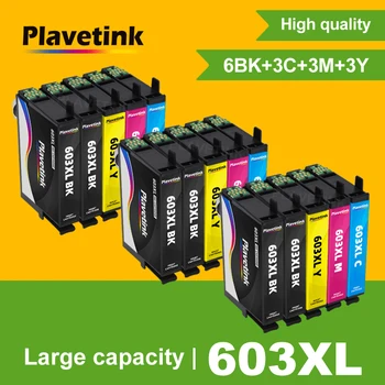 Plavetink 603XL Tintapatron 603 xl T603XL Kompatibilis az Epson XP-2100 XP-2105 XP-3100 XP-3105 XP-4100 XP-4105 WF-2810 2830