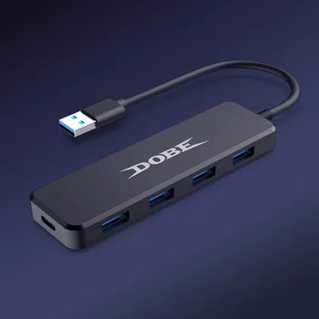 DOBE NS 4-Port 3.0 Hub Bővítő USB 3.0 HUB nagysebességű Multi USB Portok Splitter a PS4 PS4 Pro PS4 Slim Xbox Xbox ONE S-PC