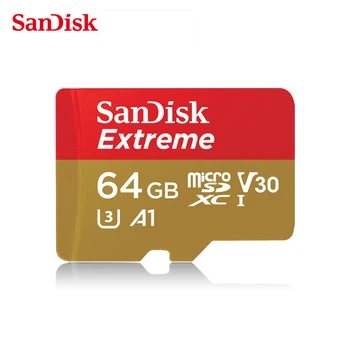 Eredeti SanDisk Micro SD 64 gb-os Memória Kártya Microsdxc U3 A1 C10 100MB/S 4k TF Trans Flash Cartao de Memoria tarjeta 64 gb-os micro sd