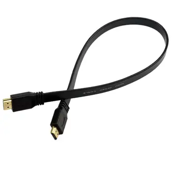 Adapter Kábel Stabil Kimeneti Anti-interferencia Lapos HDMI-kompatibilis 1.4 1080P Adat Kábel TV