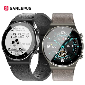 2021 SANLEPUS Smart Óra 360*360 HD Nagy Képernyőn Smartwatch Férfi Sport Fitness Karkötő Óra Karóra Huawei Android, Apple