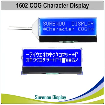 162 16 × 2 1602 FOGASKERÉK ST7032I Soros SPI Karakteres LCD Modul Kijelző LCM Kék Negatív Fehér LED Háttérvilágítással