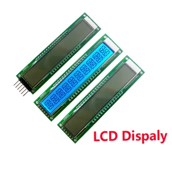 LCD Képernyő 10 Bit, 16 Szegmenses LCD Kijelző Modul Kék Blacklight DC 5V Az Arduino TM1622 Vezető Chip SPI Interface