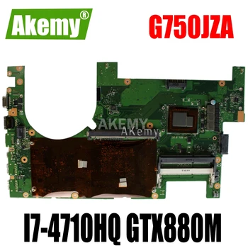 G750JZA alaplap, 2D REV 2.0 I7-4710HQ CPU Támogatás GTX880M 4 GB Asus G750JZ G750J laptop motherboar 100% - os teszt szállítás