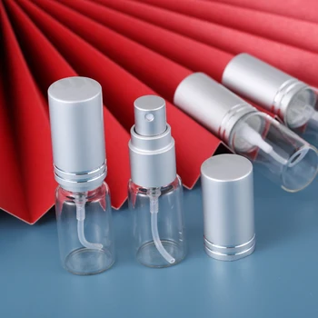 Jxcaih 5 ml (100 Db) Utazási Hordozható Parfüm Spray Palackot Minta Üres Porlasztó Mini Újratölthető Kozmetikai Konténer