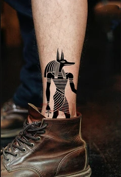 Ideiglenes Tetoválás Matrica Ókori Egyiptom totem body art tatto Víz Transzfer Hamis Tetoválás Flash tetoválás Vízálló 10.5*6cm