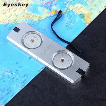 Eyeskey Szakmai Multi funkcionális Túlélési Alumínium Észlelés Iránytű Hajlásmérő Lejtőn Magasság Mérés Iránytű Ingyenes Hajó