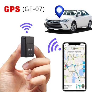 GF-07 Autó Tracker Mini Autós GPS Nyomkövető GPS Helymeghatározó Intelligens Mágneses Autó Tracker Anti-Elveszett Felvétel Nyomkövető hangvezérlés