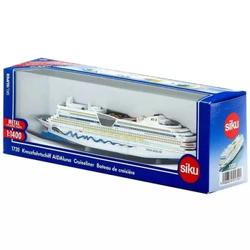 1/400 Cruises 1720 Modell Hajó Modell Siku német Aida Luna Luxus 18 cm Műanyag Csónak Gyűjtemény Raktáron