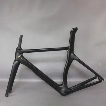 Tantan gyári új Aero design 18K szén-közúti bike keret szénszálas versenykerékpár frame700c elfogadni festmény