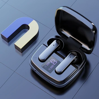 TWS 2200mAh Vezeték nélküli Fejhallgató Sport Vízálló zajszűrő Bluetooth-Kompatibilis Szerencsejáték-Hifi Fülhallgató Fülhallgató Mikrofon Játékos