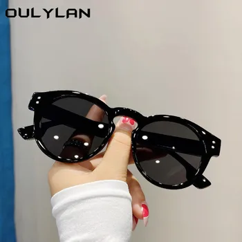 Oulylan Vintage Kerek Napszemüveg Nők 2021 Klasszikus Márka Tervezője Nagy Keret Férfiak Árnyalatok Hölgyek Sárga Szemüveg UV400