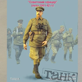 1/35 Egy szovjet tiszt Gyanta készlet katonák GK Jelenet kombináció Katonai téma a második világháború nem bevont Nem szín