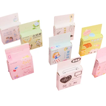 ingyenes shipping30packs/sok Japán Lány Óra Fény Sorozat Beállításokat A Matricákat Notebook Dekoráció Napló Scrapbooking