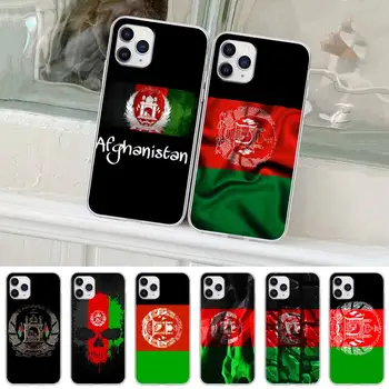 Afgán Afganisztán Zászló Tiszta Telefon Tok IPhone 13 Mini 12 11 Pro Max Xs X Xr 7 8 Plusz Se 2020 Átlátszó Coque Közelében