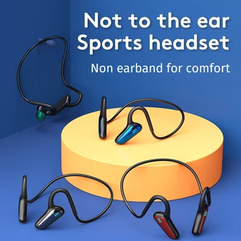 M-D8 csontvezetéses HIFI Fejhallgató Sztereó Koncepció Fülhallgató A Futó Vezeték nélküli Sport kihangosító Headset MIKROFON