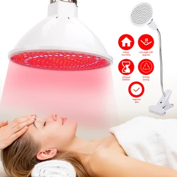 A vörös Fény Terápia Lámpa 45W LED Infravörös Fény Terápia Készülék Piros, Infravörös fényterápia Lámpa Led Ránctalanító Szépség, Egészség